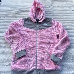 The North Face Girls XL Pink Fleece Zip Hoodie Jacket